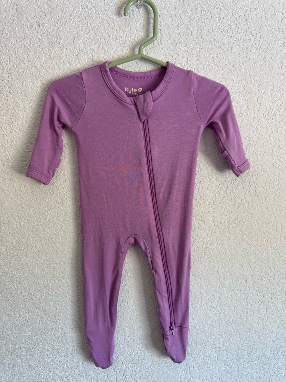 Kyte BABY Purple Footed Onesie